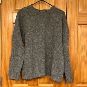 J Crew gray wool sweater